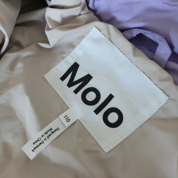 Molo Hannah Parka Violet Lightweight Coat - Picture 4 of 6